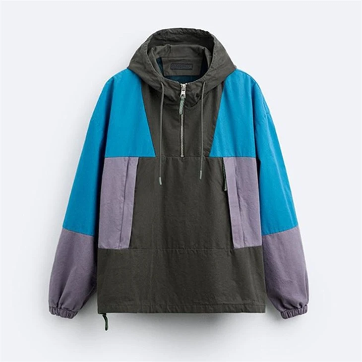 Colour Block Pouch Pocket Jacket Colour Block Pouch Pocket Jacket